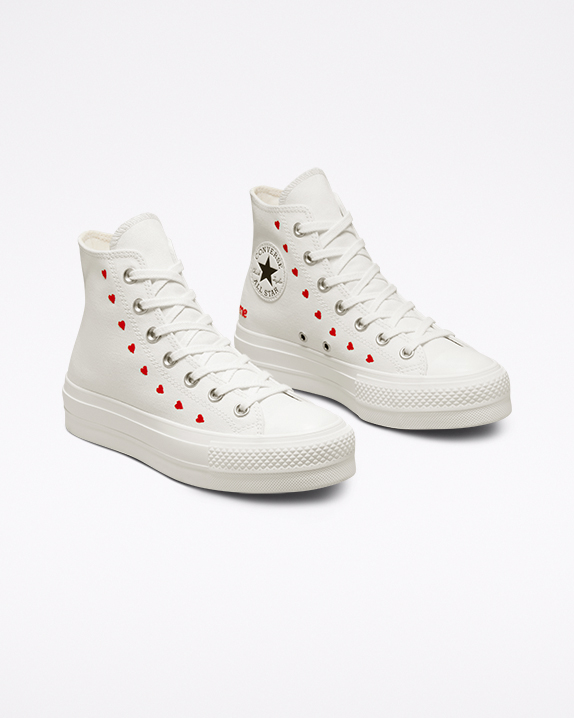 Converse Womens Chuck Taylor All Star Lift Crafted With Love High Top ...
