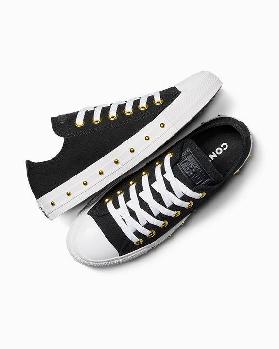 Chuck Taylor All Star Star Studded Low Tops Pair Top View